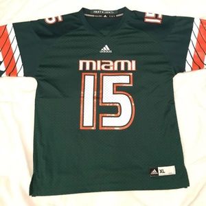 Kids XL Miami Hurricanes football jersey